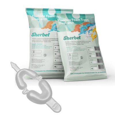 Ложки для аппликаций средние белые 50шт Sherbet - вид 1 миниатюра