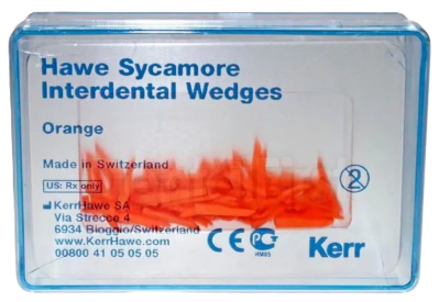 Sykamore Interdental Wedges клинья сикаморовые оранжевые 100штKerr