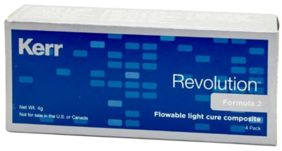 Revolution™ Formula 2 29515 Intro Kit режущий край св., десневой, белый опаковый шприц 4*1г Kerr