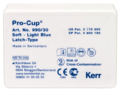 Pro-Cup 990/30 Мягкие голубые 30шт Kerr