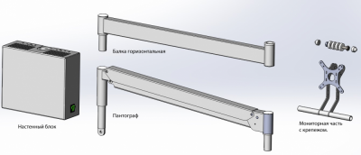 Кронштейн DS-Plant-Titan, MEDKRON - вид 1 миниатюра