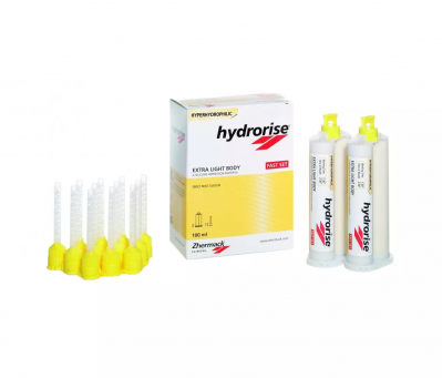 Hydrorise Extra Light Body Normal Setting 2*50мл+12 наконечников А-силикон высокой вязкости Zhermack - вид 1 миниатюра