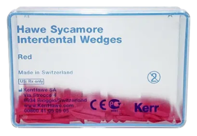 Sykamore Interdental Wedges клинья сикаморовые красные 1000штKerr