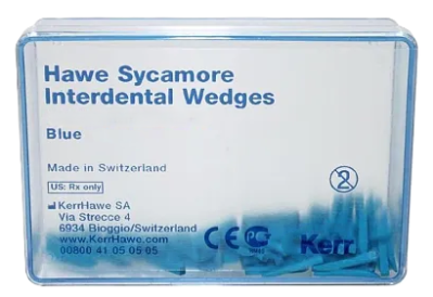 Sykamore Interdental Wedges клинья сикаморовые синие 1000штKerr