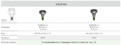 Формирователь десны 3413 HA-D6,2-CH2.5-CS AlphaBio - вид 1 миниатюра