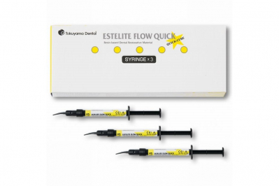 Estelite Flow Quick набор шприц 3*3,6г Жидкотекучий светоотверждаемый композит 12100 Tokuyama - вид 1 миниатюра