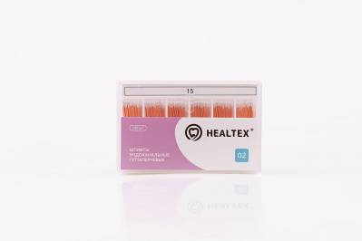 Штифты гуттаперчевые кон. /02 №15 120шт HEALTEX GST 15/02 - вид 1 миниатюра