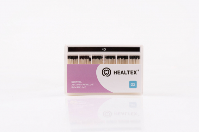Штифты бумажные кон. /02 №40 200шт HEALTEX PST 40/02 - вид 1 миниатюра