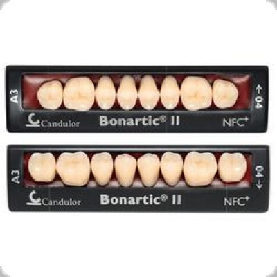 Зубы Bonartic II NFC+ C1 02 верх планка 8 шт Candulor - вид 1 миниатюра