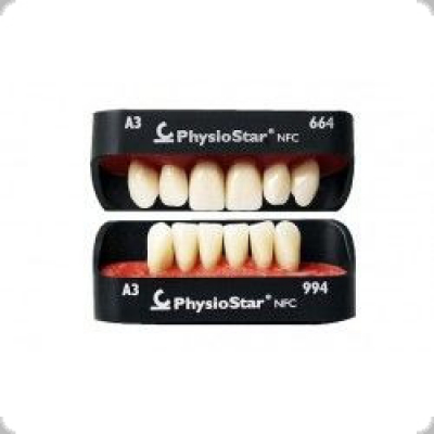 Зубы PhysioStar NFC+ C1 верх 552 планка 6 шт Candulor - вид 1 миниатюра