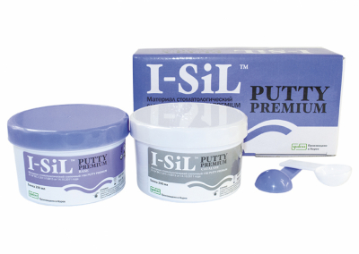 I-Sil Putty Premium FAST 2*290мл А-силикон для базового оттиска 7221FS Spident - вид 1 миниатюра