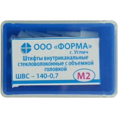 Штифты стекловолоконные с объемной головкой ШВС M2 6шт Россия Форма