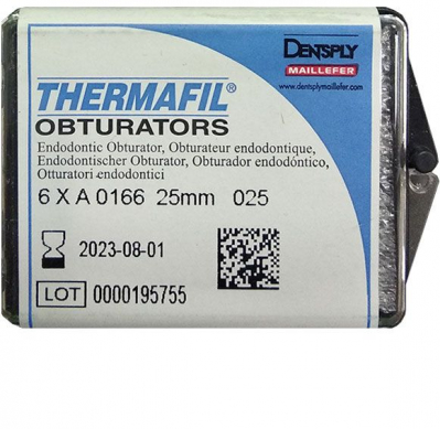 Thermafil obturators №25 (уп.6 шт) Maillefer - вид 1 миниатюра