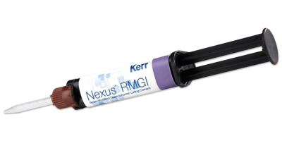 Nexus RMGI прозрачно-белый шприц-автомикс 5г цемент стоматологический стеклоиономерный Kerr - вид 1 миниатюра