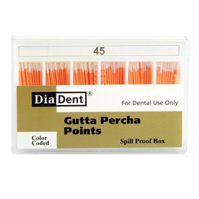 Штифты гуттаперчевые №45 120шт DiaDent