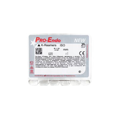 K-Reamer Pro-Endo 25мм асс.15-40 6 шт. VDW