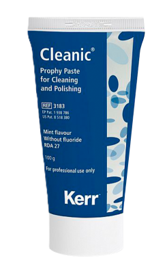 Cleanic™ мятный вкус без фтора,туба (100г) Паста для чистки и полирования зубов Kerr