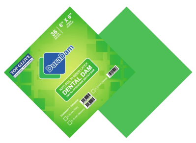 Листы латексные DD средний Средний зеленый 152*152мм 36шт DuraDam