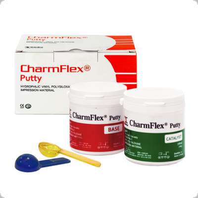 CharmFlex Putty 2*280мл Слепочная масса, А-силикон DentKist - вид 1 миниатюра