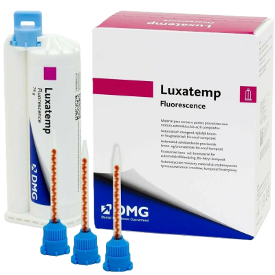 Luxatemp Fluorescence композит A2 картридж 76гр Материал для изготовления временных ортопедических конструкций на основе бис-акрилата DMG
