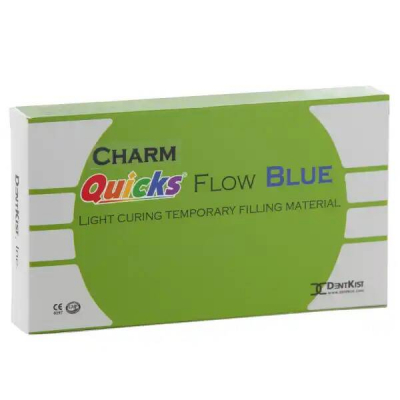 CharmQuicks Flow Blue голубой шприц 5*1,2мл DentKist - вид 1 миниатюра