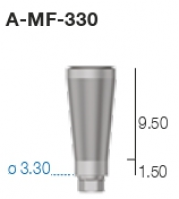 Прямой фрезеруемый абатмент A-MF-330 Sweden&Martina - вид 1 миниатюра