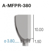 Угловой фрезеруемый абатмент A-MFPR-380 Sweden&Martina - вид 1 миниатюра