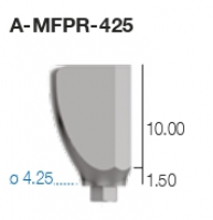 Угловой фрезеруемый абатмент A-MFPR-425 Sweden&Martina - вид 1 миниатюра