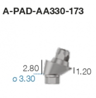 Угловой P.A.D. абатмент A-PAD-AA330-173 Sweden&Martina - вид 1 миниатюра