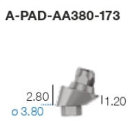 Угловой P.A.D. абатмент A-PAD-AA380-173 Sweden&Martina - вид 1 миниатюра