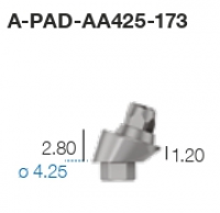 Угловой P.A.D. абатмент A-PAD-AA425-173 Sweden&Martina - вид 1 миниатюра