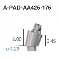 Угловой P.A.D. абатмент A-PAD-AA425-175 Sweden&Martina - вид 1 миниатюра