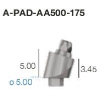 Угловой P.A.D. абатмент A-PAD-AA500-303 Sweden&Martina - вид 1 миниатюра