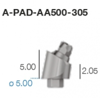 Угловой P.A.D. абатмент A-PAD-AA500-305 Sweden&Martina - вид 1 миниатюра