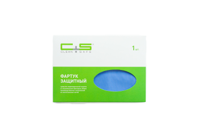 Фартук нагрудный защитный нейлоновый MEDIUM-II 70*100см голубой 1шт Clean+Safe