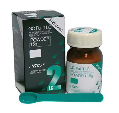 Fuji II LC A3 порошок 15г Стеклоиономерный цемент для постоянной фиксации GC