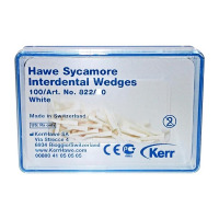 Sykamore Interdental Wedges клинья сикаморовые белые,большие 100штKerr - вид 1 миниатюра