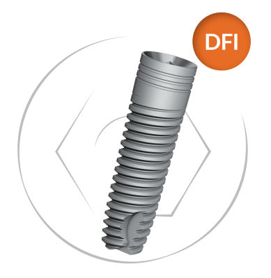 Имплантат DFI 1260 (IH) внутренний шестигранник 3.75мм 10мм AlphaBio