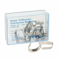 Матрицы Hawe Tofflemire Contoured Matrices стальная тол.0,038мм 30шт Kerr