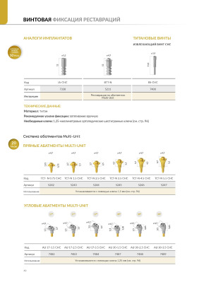 Абатмент 5245 Multi-Unit CHC тонкое конич.соединение прямой . 3,5мм . . AlphaBio