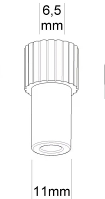 Переходник для аспирации наконечника (3шт) Мини D11мм Кристидент