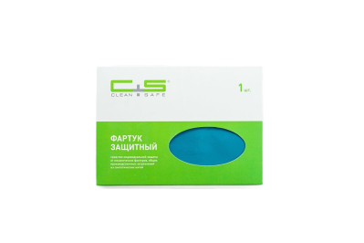 Фартук нагрудный защитный нейлоновый SMALL-I 70*75см бирюзовый 1шт Clean+Safe - вид 1 миниатюра