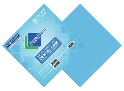 Листы латексные DD толстый 0,22мм синий 152*152мм 36шт DuraDam