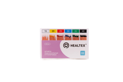 Штифты гуттаперчевые Асс.15-40 120шт Healtex