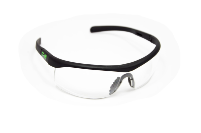 Очки защитные HB-S29CL прозрачные в черной оправе Clean+Safe