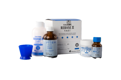 Rebase II fast 80г+50мл+15мл+48г пластмасса стом. для перебазировки съемных протезов Tokuyama - вид 1 миниатюра