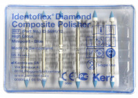 Алмазные полиры для композитов Identoflex™ Diamond Composite Polishers острый кончик 12 шт Kerr