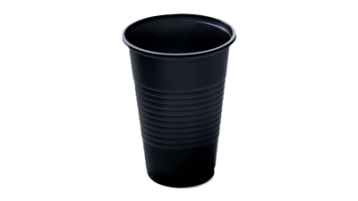 Plastic Cups Стаканы одноразовые чёрные 21410019 100шт EURONDA