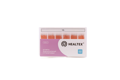 Штифты гуттаперчевые №15 120шт Healtex - вид 1 миниатюра