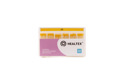 Штифты бумажные №20 200шт Healtex